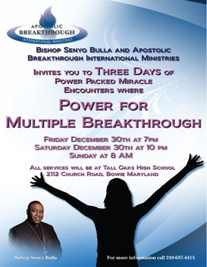 Church flyer design